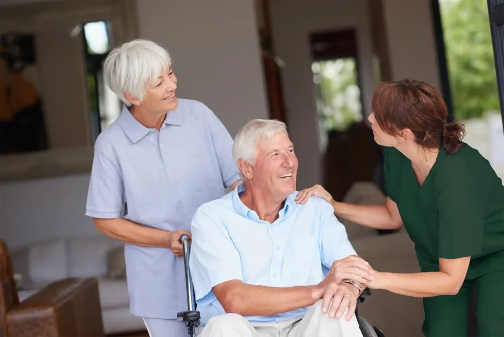 Care Pro providing respite support while family caregiver takes a break in Toronto home